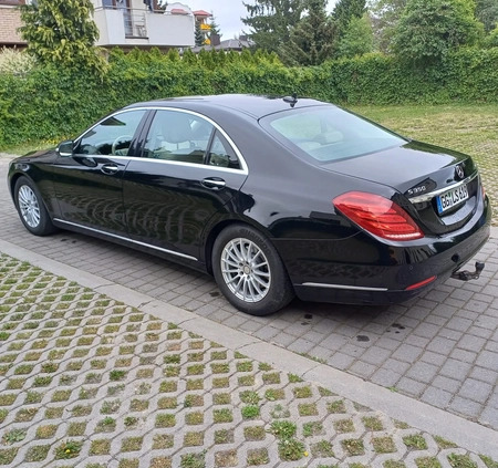 Mercedes-Benz Klasa S cena 150000 przebieg: 102500, rok produkcji 2015 z Biała małe 56